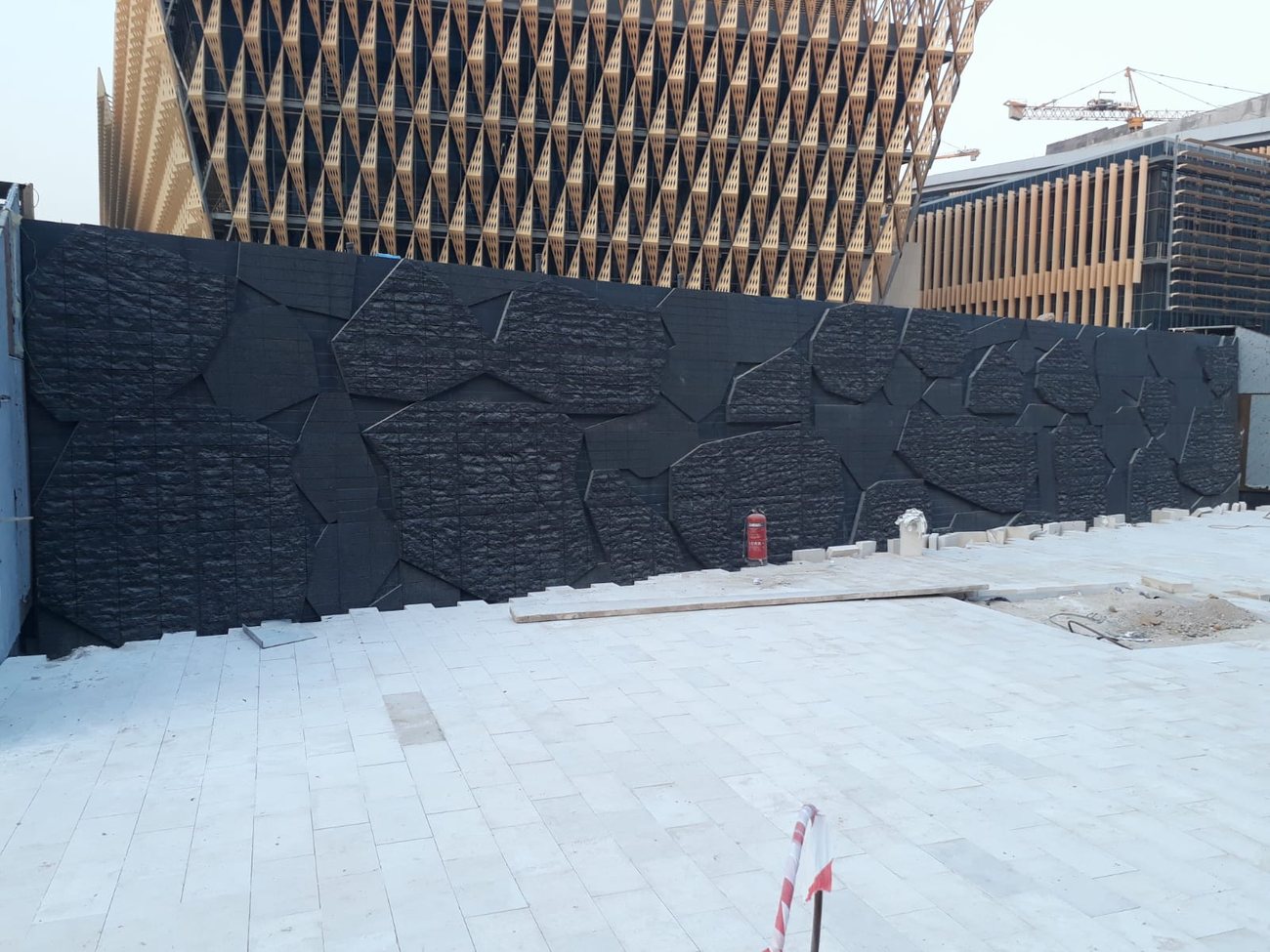Model School quartz stone facade cladding