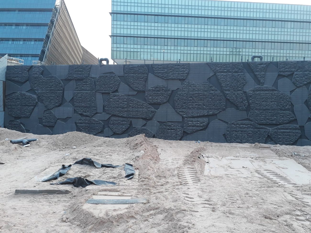Quartz stone cladding