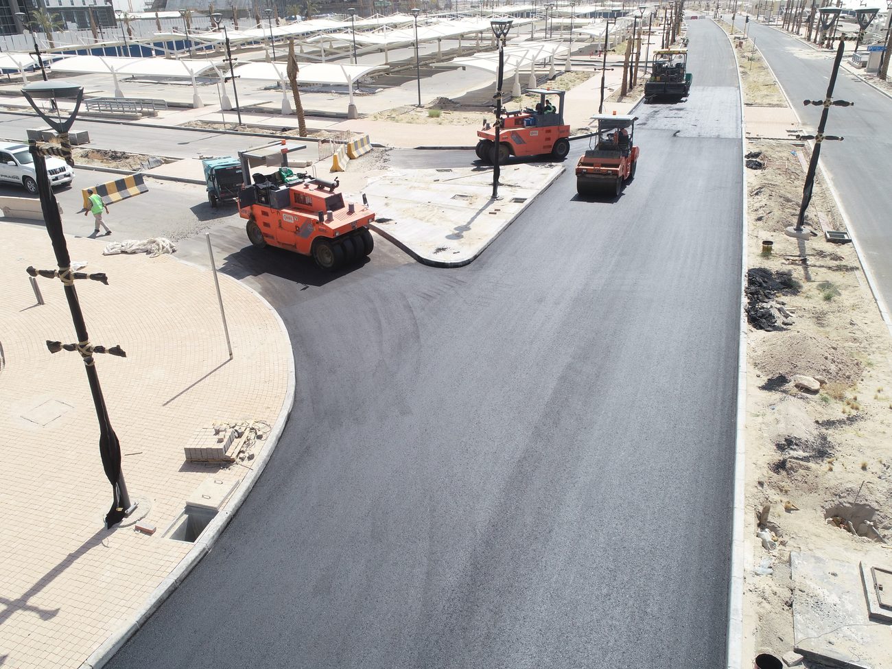 Road works