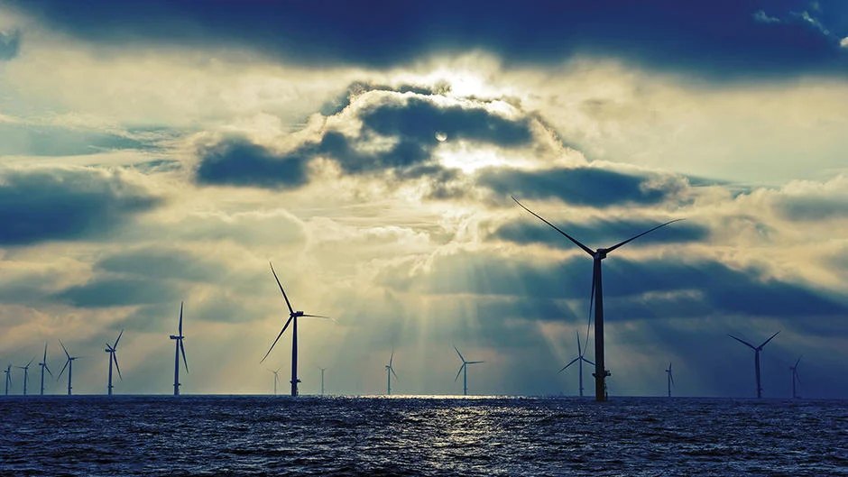 Offshore wind power plant
